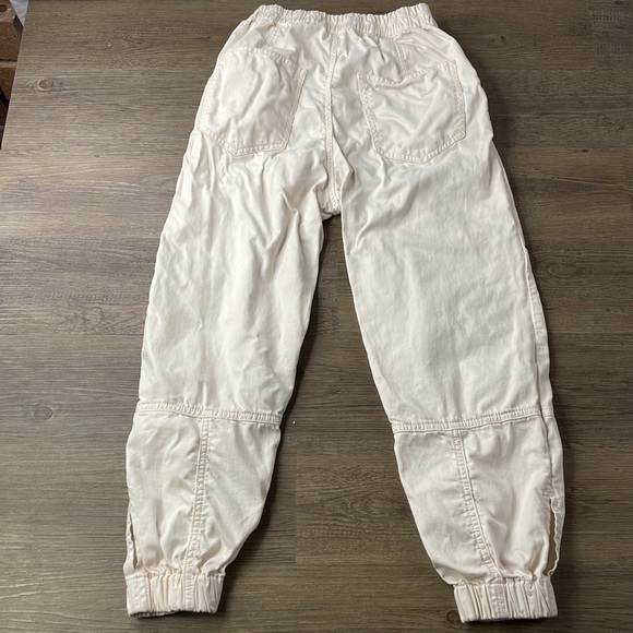 We the Free Women’s Cream High Rise Revival Cotton Denim Joggers, size XS - Picture 14 of 16